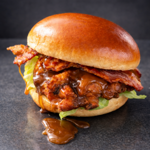 Sweet Caramel Chicken Burger