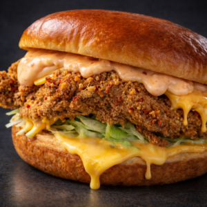 Kickin Salt n Chilli Chicken Burger