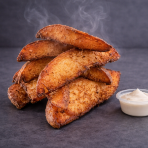 Plain Wedges with choice of dip