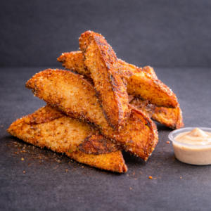 Seasoned Wedges with choice of dip