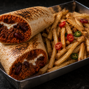 Vegetable Chilli & Rice Wrap Combo